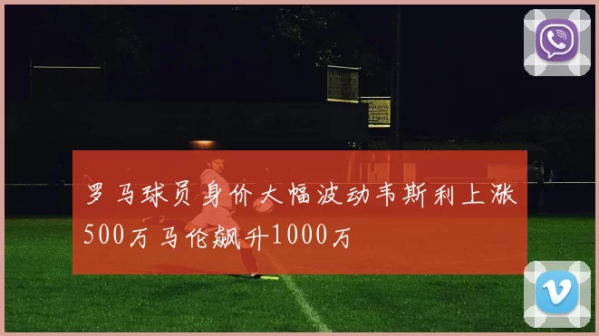 罗马球员身价大幅波动韦斯利上涨500万马伦飙升1000万